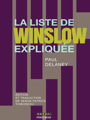 cover image of La liste de Winslow expliquée
